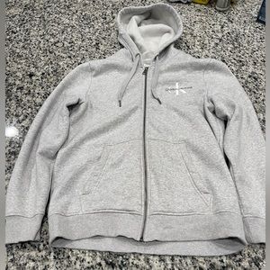 Calvin Klein zip up sweater